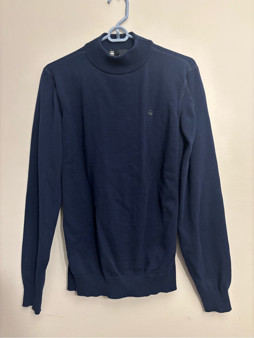 G-Star Raw Dark Blue Turtleneck Sweater